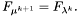 \[ F_{\mu^{k+1}} = F_{\lambda^k}. \]