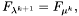 \[ F_{\lambda^{k+1}} = F_{\mu^k}, \]